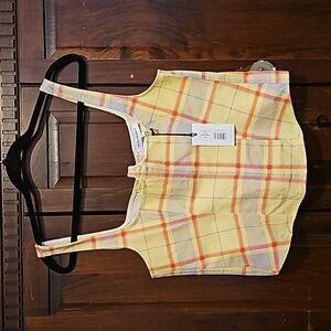 Women's WEWOREWHAT seamed corset top size XL